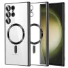 Калъф за Samsung Galaxy S23 Ultra - Luxury Crystal MagSafe - черен