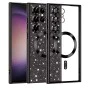 Калъф за Samsung Galaxy S23 Ultra - Luxury Glitter MagSafe - Черен