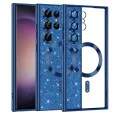 Калъф за Samsung Galaxy S23 Ultra - Luxury Glitter MagSafe - Deep Blue