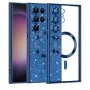 Калъф за Samsung Galaxy S23 Ultra - Luxury Glitter MagSafe - Deep Blue