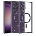 Калъф за Samsung Galaxy S23 Ultra - Luxury Glitter MagSafe - Deep Purple