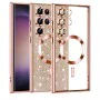Калъф за Samsung Galaxy S23 Ultra - Luxury Glitter MagSafe - Rose Gold