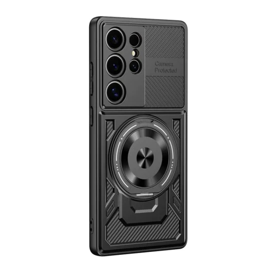 Калъф за Samsung Galaxy S23 Ultra - RuggedCam - Черен