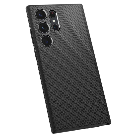 Калъф за Samsung Galaxy S23 Ultra - Spigen Liquid Air - Matte Black