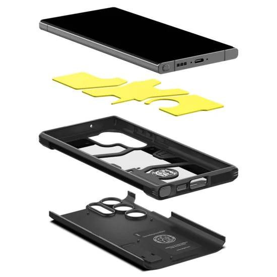 Калъф за Samsung Galaxy S23 Ultra - Spigen - Tough Armor - черен