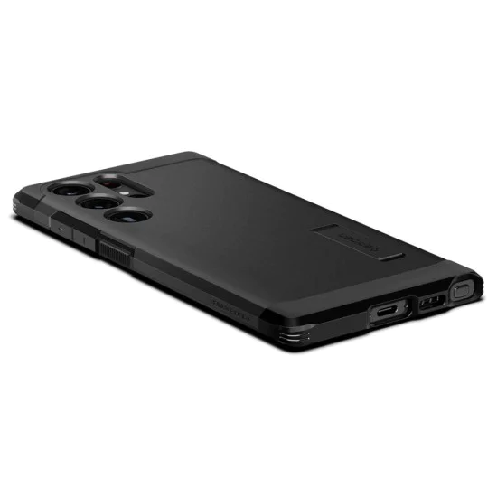 Калъф за Samsung Galaxy S23 Ultra - Spigen - Tough Armor - черен