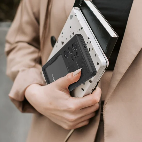 Калъф Samsung Galaxy S23 Ultra - водоустойчив корпус ShellBox IP68 - черен