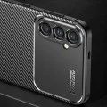 Калъф за Samsung Galaxy S24 - CarbonFiber - Черен