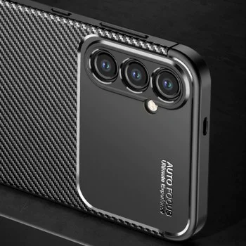 Калъф за Samsung Galaxy S24 - CarbonFiber - Черен