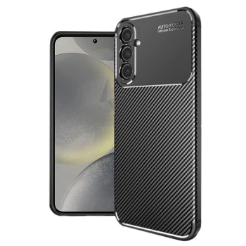 Калъф за Samsung Galaxy S24 - CarbonFiber - Черен