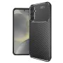 Калъф за Samsung Galaxy S24 - CarbonFiber - Черен