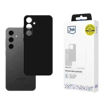 Калъф за Samsung Galaxy S24 FE - 3mk - Силиконов Калъф - Черен