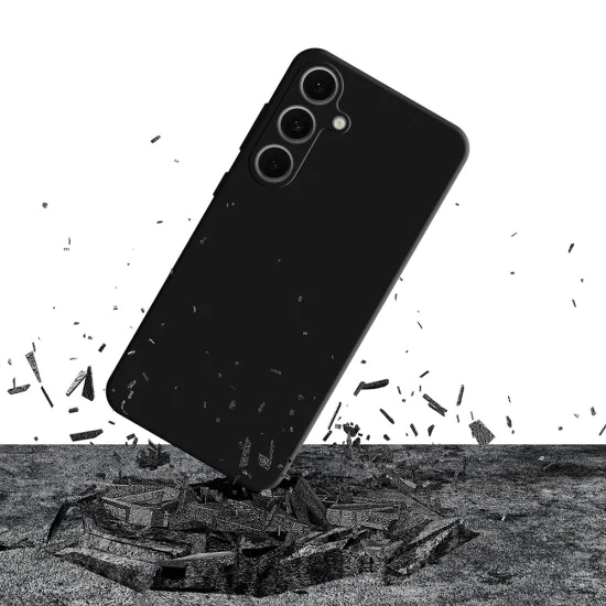 Калъф за Samsung Galaxy S24 FE - 3mk - Силиконов Калъф - Черен