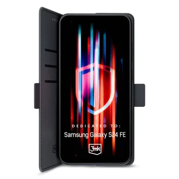 Калъф за Samsung Galaxy S24 FE - 3mk - Wallet Case - Черен