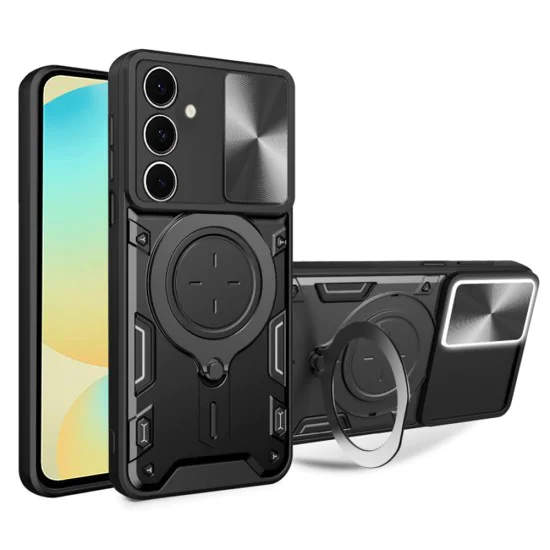 Калъф за Samsung Galaxy S24 FE - CamGuard Pro - черен