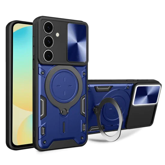 Калъф за Samsung Galaxy S24 FE - CamGuard Pro - син