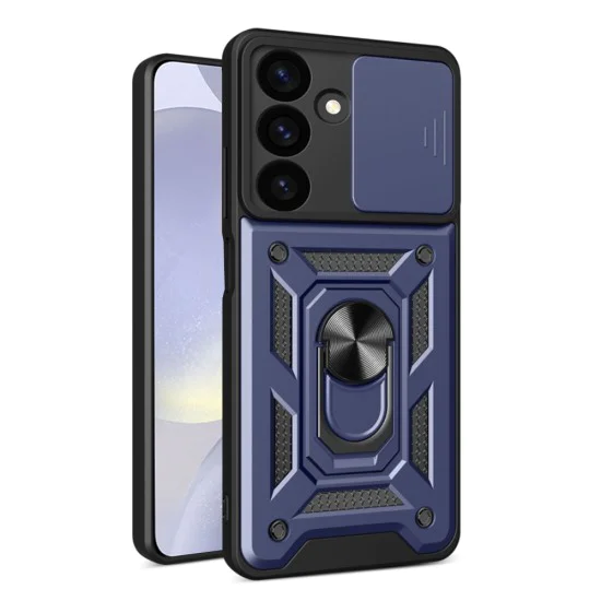 Калъф за Samsung Galaxy S24 FE - CamShield Series - Син