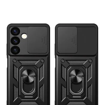 Калъф за Samsung Galaxy S24 FE - CamShield Series - черен