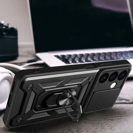 Калъф за Samsung Galaxy S24 FE - CamShield Series - черен
