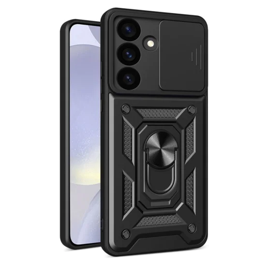 Калъф за Samsung Galaxy S24 FE - CamShield Series - черен