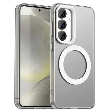 Калъф за Samsung Galaxy S24 FE - CandyCase MagSafe - Бял