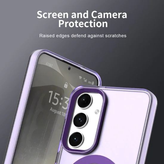 Калъф за Samsung Galaxy S24 FE - CandyCase MagSafe - Лилав