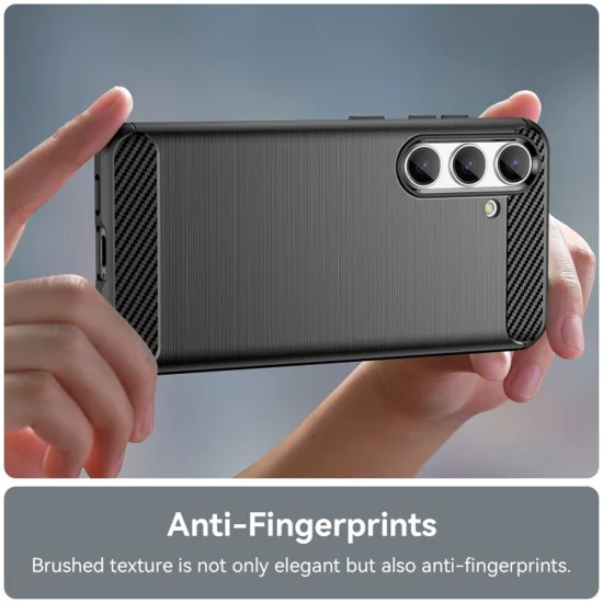 Калъф за Samsung Galaxy S24 FE - Carbon Silicone - Blue