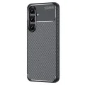 Калъф за Samsung Galaxy S24 FE - CarbonFiber - Черен