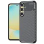 Калъф за Samsung Galaxy S24 FE - CarbonFiber - Черен