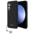 Калъф за Samsung Galaxy S24 FE - Guess Hardcase 4G Charms Collection (GUHCS24FEGFGF4GGR) - Сив