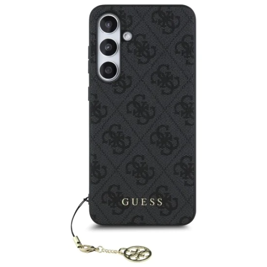 Калъф за Samsung Galaxy S24 FE - Guess Hardcase 4G Charms Collection (GUHCS24FEGFGF4GGR) - Сив