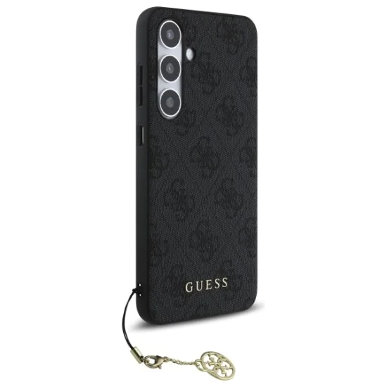 Калъф за Samsung Galaxy S24 FE - Guess Hardcase 4G Charms Collection (GUHCS24FEGFGF4GGR) - Сив