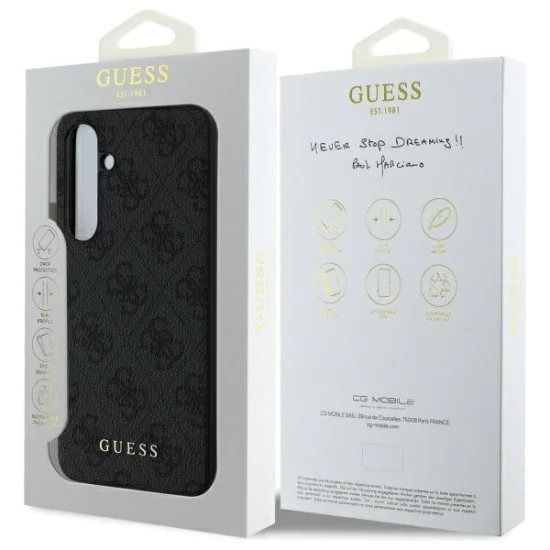 Калъф за Samsung Galaxy S24 FE - Guess Hardcase 4G Charms Collection (GUHCS24FEGFGF4GGR) - Сив