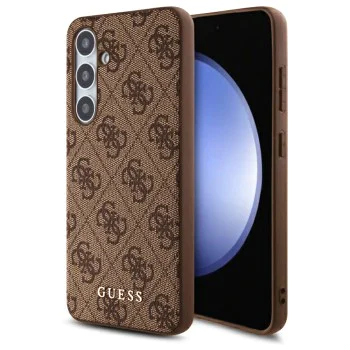 Калъф за Samsung Galaxy S24 FE - Guess Hardcase 4G Classic (GUHCS24FEG4GFBR) - Кафяв