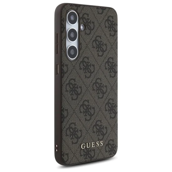 Калъф за Samsung Galaxy S24 FE - Guess Hardcase 4G Classic (GUHCS24FEG4GFBR) - Кафяв