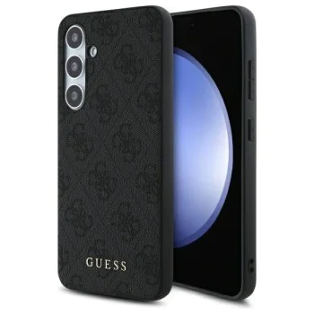 Калъф за Samsung Galaxy S24 FE - Guess - Hardcase 4G Classic (GUHCS24FEG4GFGR) - Сив