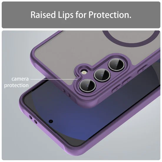 Калъф за Samsung Galaxy S24 FE - HaloFrost II MagSafe - Лилав
