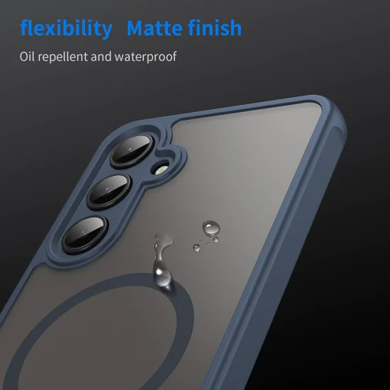 Калъф за Samsung Galaxy S24 FE - HaloFrost II MagSafe - Тъмно Blue