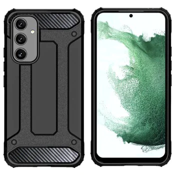 Калъф за Samsung Galaxy S24 FE - Hybrid Armor - Черен
