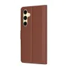 Калъф за Samsung Galaxy S24 FE - Leather Folio - Brown