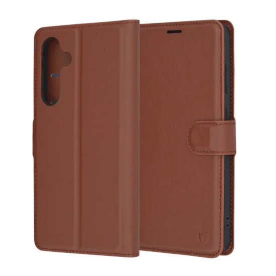 Калъф за Samsung Galaxy S24 FE - Leather Folio - Brown