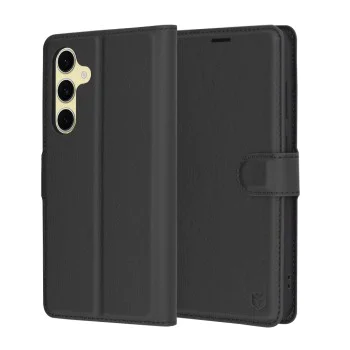 Калъф за Samsung Galaxy S24 FE - Leather Folio - Черен