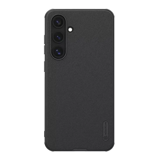 Калъф за Samsung Galaxy S24 FE - Nillkin Super Frosted Shield Pro Magnetic - Черен