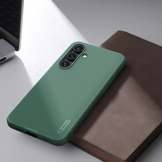 Калъф за Samsung Galaxy S24 FE - Nillkin Super Frosted Shield Pro Magnetic - Черен