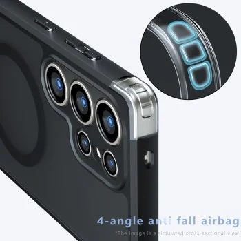 Калъф за Samsung Galaxy S24 FE - PureFrost MagSafe - Черен