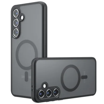 Калъф за Samsung Galaxy S24 FE - PureFrost MagSafe - Черен