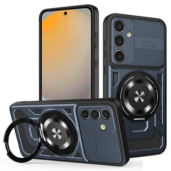 Калъф за Samsung Galaxy S24 FE - RuggedCam - Син