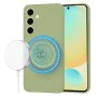 Калъф за Samsung Galaxy S24 FE - SoftFlex MagSafe - Matcha