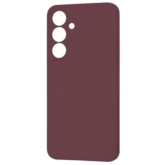 Калъф за Samsung Galaxy S24 FE - SoftFlex MagSafe - Plum Red