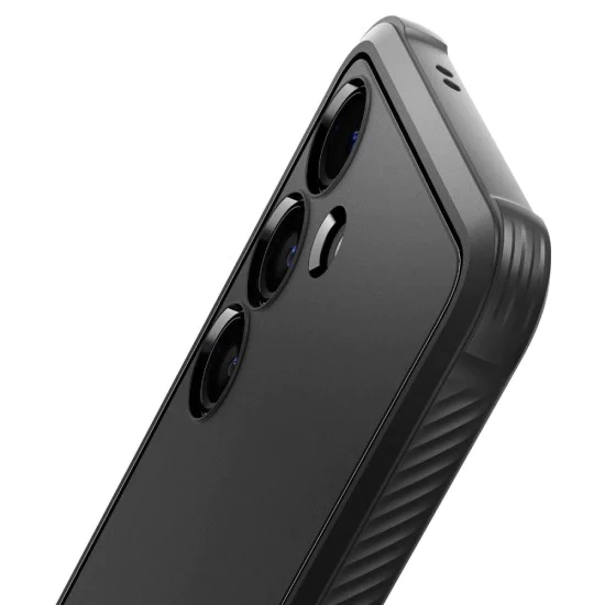 Калъф за Samsung Galaxy S24 FE - Spigen - Rugged Armor - Matte Black